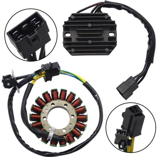Motorcycle Voltage Regulator Rectifier+Magneto Stator Coil For Suzuki AN250 1998 1999-2002 AN400 Burgman 32101-14F20 32800-14F00