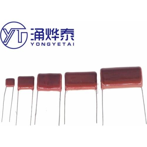 YYT 10PCS CBB22 Capacitance 630V 155J 474J 564J 684J Pitch P=20MM