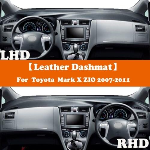 Suede Leather Dashmat Accessories Car-Styling Dashboard Covers Pad Sunshade For Toyota Mark X ZIO ANA10 Aerial 350G 250G 240G