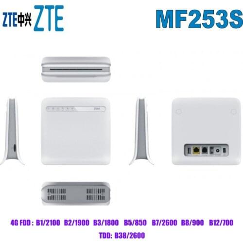 ZTE MF253s 150mbps 4G LTE Wifi Router 4G LTE CPE Wireless Router with Lan port
