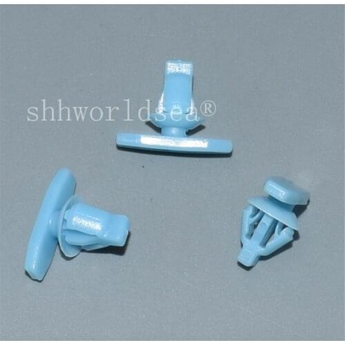 Shhworldsea POM Light Blue Door Weather-Strip Clip car plastic fastener clips auto retainer clips FOR HONDA 90651TP8003