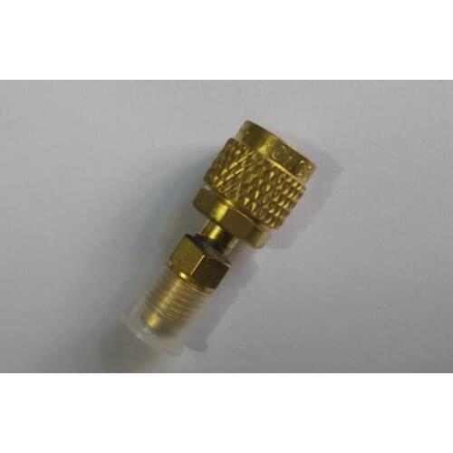 180 degree Refrigerator Parts R410 straight brass connector