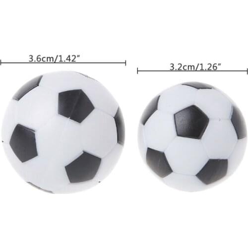 2pcs Resin Foosball Table Soccer Ball Indoor Games Fussball Football 32mm 36mm RXBB