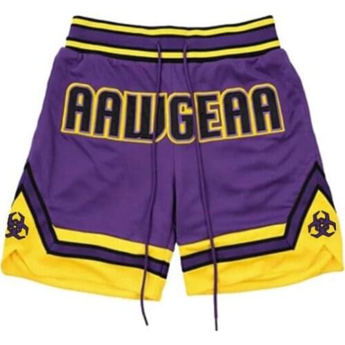 2021 Summer Fashion New Sports Gyms Fitness Shorts Men Basketball Game Training Running Casual Loose Quick-Drying 5-Point Pants