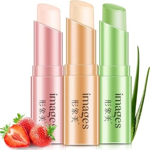 3Colors Tube Moisturizer Makeup Lip Balm,Labial Glair,Changed color Lipbalm,Cosmetics Lip Color,Lipstick,Lip Stain ,Care Lips