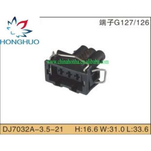 3 Pin auto waterproof cable connector auto electrical wier plug female socket 357 972 753 357972753 for amp tyco