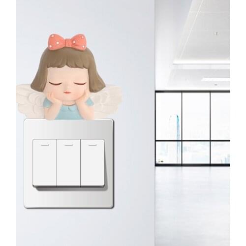 3D Wall Sticker Sticky Bedroom Livingroom Switch Decor Nursery Room Stickers