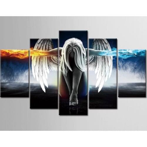 5 Piece Canvas Art Frame Printed ABSTRACT Painting Canvas Prints Wall Painting For Living Room Decorations Wall Picture Art
