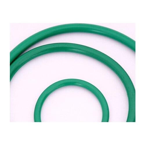 50pcs 1.78mm diameter green fluoro rubber O-ring repair box skeleton oil seal PTFE gasket 1.78mm-4.76mm outer diameter