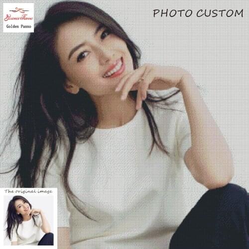 DIY PHOTO CUSTOM Diamond Painting Picture of Rhinestones diamond embroidery cloth needlework cross-stitch 5D for Home Decoration