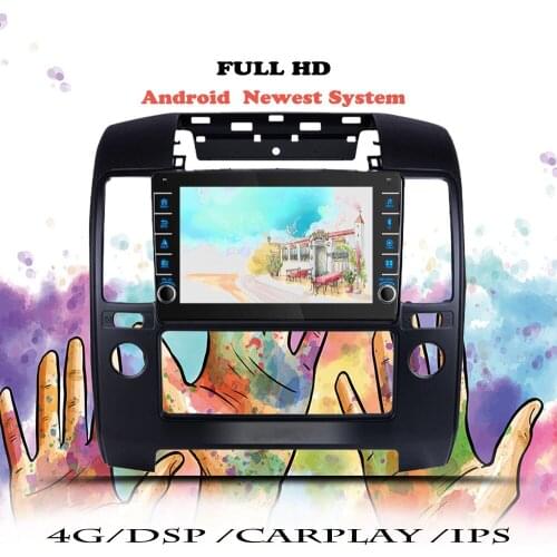 Android 10 DSP Multimedia Player For Nissan Navara 2006 2007 2008 2009 2010 2011 2012 Car Radio Navigation GPS DVD Tape Recorder