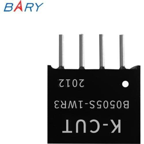 10PCs BARY DC-DC Step-Down Power Supply 4.5-5.5VDC To DC5V 200mA Isolated Power Supply B0505S-1WR3 Black Plastic Case