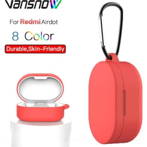 For Xiaomi Redmi Airdots Case /Global Version Redmi Airdots "Mi True Wireless Earbuds Basic Silicone Case With Hook