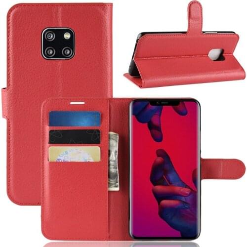 Bookcover For Huawei Mate20 Pro Luxury Leather wallet Cases for Huawei Mate20 Pro Cover shockproof cover for mate20 30pc