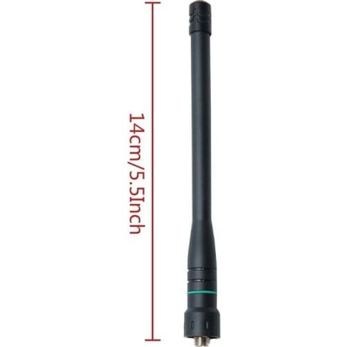 Whip Antenna Compatible with UV-5R BF-888S UV-82 UV-9R Plus Black Adjustable UHF/VHF Antenna Adapter Cable
