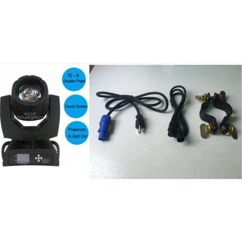 E-6pcs High brightness Sharpy 230W Beam 7R 230 Moving head light Dual Prism