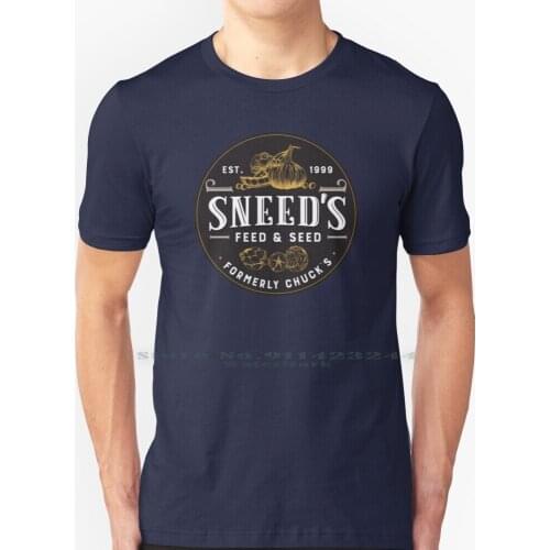 Sneeds Feed & Seed T Shirt 100% Pure Cotton Sneeds Feed And Seed The Formerly Chucks Tomacco Explained Meme Funny Joke Tv
