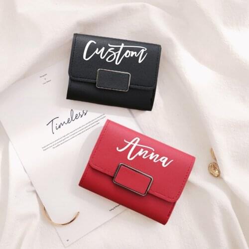 Personalized Monogram Women Purse Card holders Custom Name Wedding Gift Coin Purse Bridesmaid Ladies Wallet Birthday gift