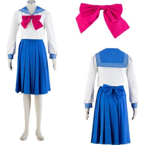Anime cosplay Sailor Stars Tsukino Usagi Crystal sailor suit School Uniform Cosplay Costume Halloween