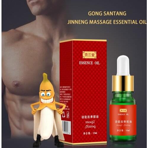 10ml Male Penile Massage Oil Big Dick Increase Cock Growth Penile Thickening Cream Improve Premature Ejaculation Treat Impotence