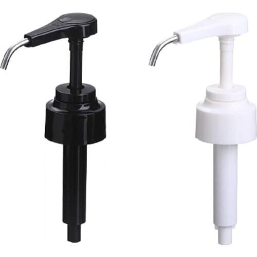 Stainless Steel Syrup Oil Bottle Pressure Nozzle Household Sauce Push-type Pump Kitchen Supplies Kitchen Accessories Gadgets