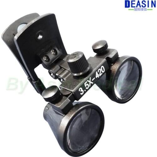 New Clip type Dental Loupes for Medical Galileo Magnifier with Surgical Magnifying Glasses compatible all kinds glasses