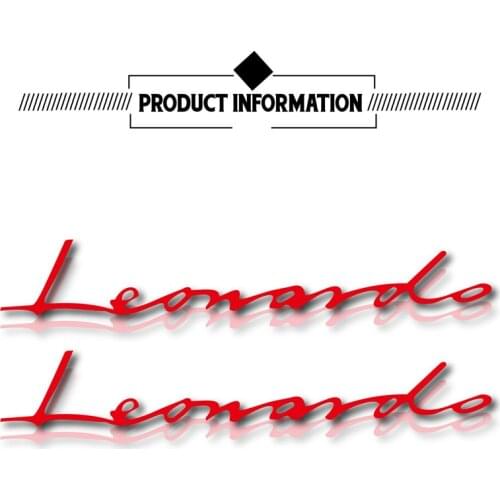 New motorcycle reflective logo wheel helmet sticker tank waterproof suitcase notebook for aprilia leonardo 125 150 250 300