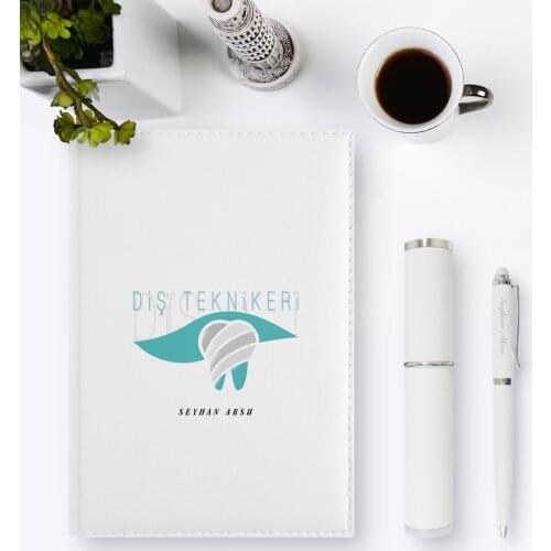 Personalized Professional Dental Technician 2020 Leather Organizer & Pen Gift Set-1