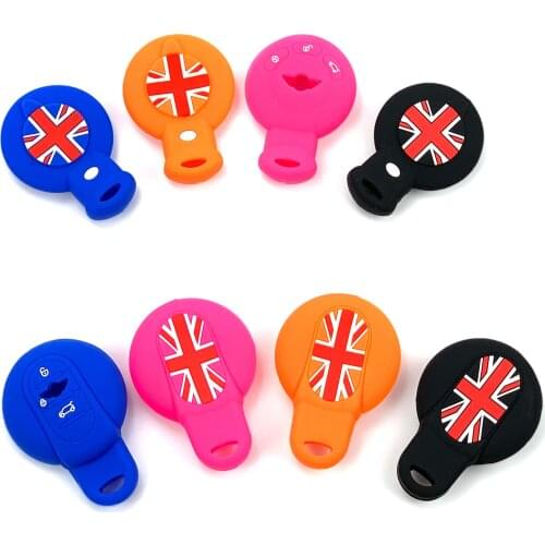 Silicone car Key Case Cover For Bmw Mini Cooper S Roadster R55 R56 R57 R58 R59 For Mini Cooper key cover