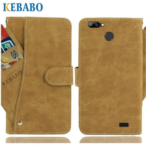 Vintage Leather Wallet Black Fox B3Fox Case 5" Flip Luxury 3 Front Card Slots Cover Magnet Stand Phone Protective Bags