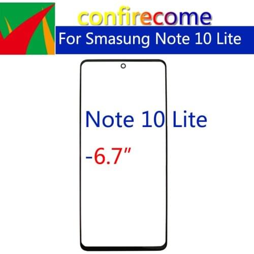 10Pcs/Lot For Samsung Galaxy Note 10 Lite Touch Screen Front Outer Glass Lens SM-N770F/DS N770 LCD Outer Glass With OCA Glue