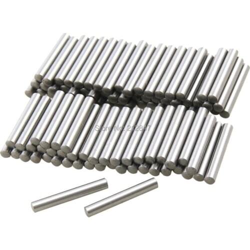 100 Pcs Stainless Steel 2.0mm x 15.8mm Dowel Pins Fasten Elements