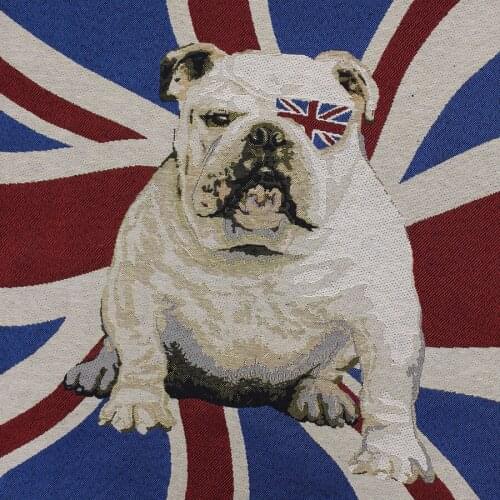 2pcs/lot Lucky Dog Pattern Polyester Cotton Fabric DIY Cloth Sewing Tilda Jacquard Fabrics Tissue Home Textile