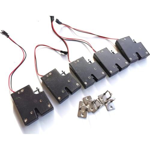 5pcs/lot Small electromagnetic lock 5V 2A supermarket intelligent locker electronic lock access control electric mailbox lock