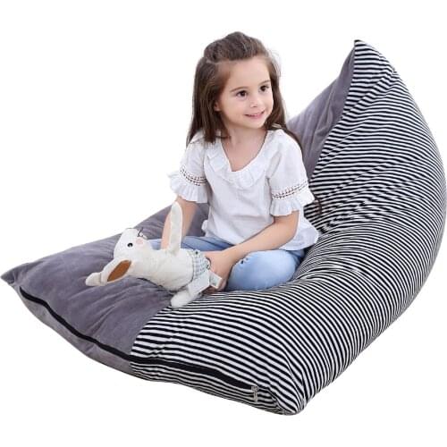 Nosii Large 2in1 Stuffed Animal Doll Plush Toys Storage Bag Blanket Lounge Chair Organizer Folding Kid Seat Cushion Decor Cover