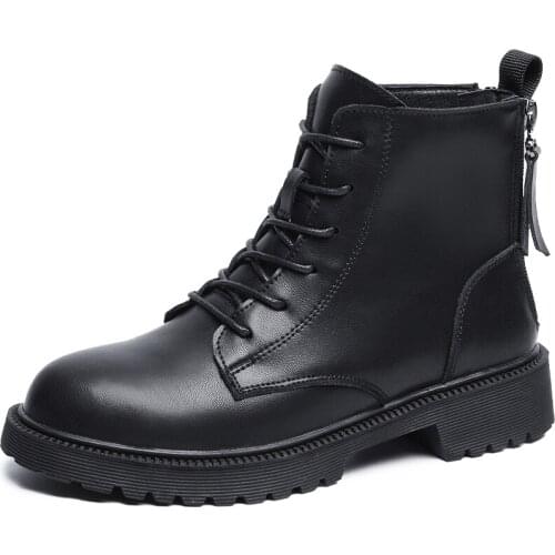 Ankle Boots women motorcycle Short Boots Ladies platform shoes Fashion British style Comfortable Casual Booties 2021