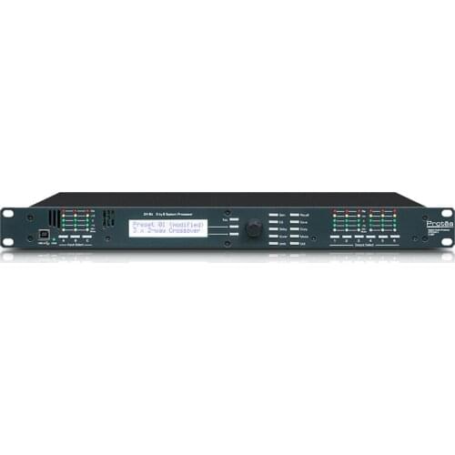 Speaker Processor 3.6SP 1U Rackmount Full Programmable 3-Input / 6-Output 24-Bit Digital Audio System Processor
