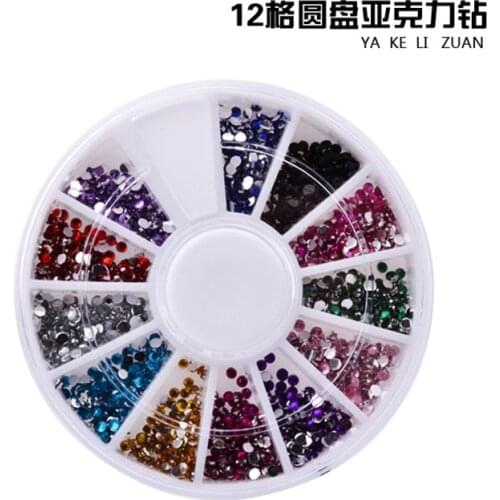 DIY Nails Rhinestone 3D Acrylic Crystal Glitter jewelry Nail Art Decorations Makeup Tools