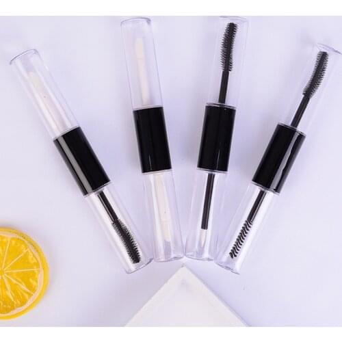 1Pc Double Sides Clear Lipstick Packaging Container Empty Double Head Lip Gloss Tubes DIY Makeup Lip Balm Packing Bottles