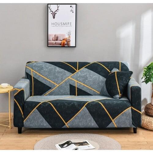 Geometric Sofa Slipcovers Elastic Sofa Covers for Living Room funda sofa Chair Couch Cover Sofa Towel Home Decor 1/2/3/4-seater