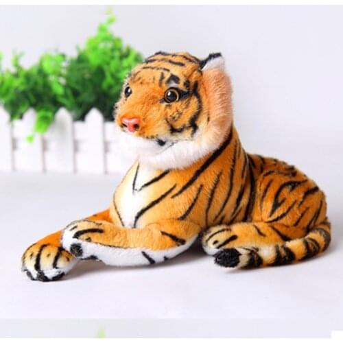 HOT Real Life Tiger Plush Toy Soft Stuffed Animals Doll Baby Kids Holiday Gifts Soft Stuffed Toys Model Gifts Toys for Children