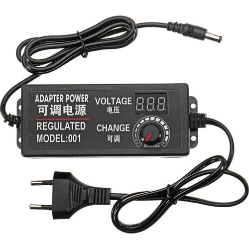 New 9-24V 3A 72W AC/DC Adapter Switching Power Supply Regulated Power Adapter Display EU Plug High Quality