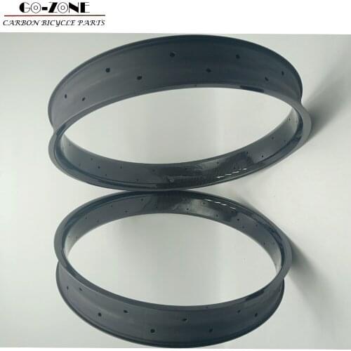 Carbon fat bike rims 26er 80/90/100 x25mm tubeless carbon fat bike rims 26" hookless carbon snow sand bike rims 26 inch