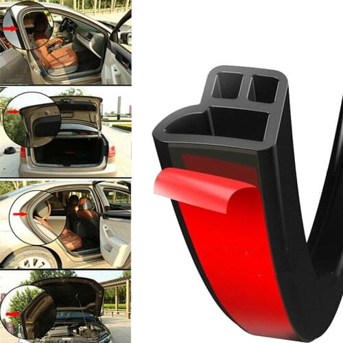 5/10M L-Shape Car Door Trunk Seal Strip Rubber Weather Strip Edge for Audi A3 A4 A5 A6 VW Passat Skoda Octavia Renault Megane 2