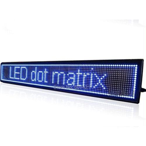 17x3.6inch Programmable LED Scrolling Sign Moving Message Display Borad for Advertising