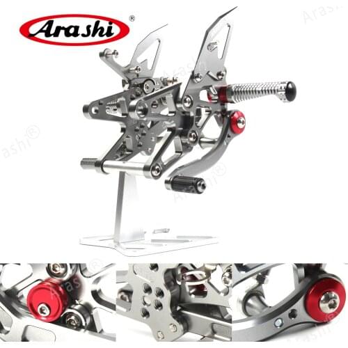 Arashi Adjustable Footrests For BMW S1000RR S1000 RR 2009 - 2014 Rider Foot Pegs Rearse S 1000 RR 2010 2011 2012 2013 09 10 CNC