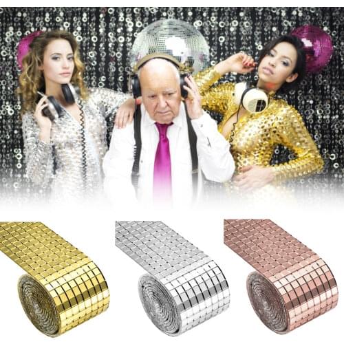 1464PCS Self-Adhesive Glass Stickers Mini Mosaic Tiles Square Real Glass Mirror Wall Stickers Anticorrosion Interior Decoration