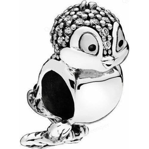 925 Sterling Silver Charms Bird European Bead Fit Original Bracelets Chain DIY Pendant Charm Beads Girl Women Jewelry Making