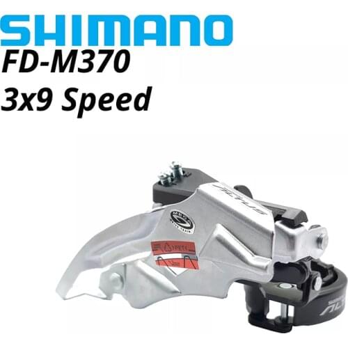 Shimano Aluts FD-M370 FD M370 3X9 speeds 9S 27S MTB Front Derailleur Top Up Swing Triple M310 M360 M390 M3000 M4000 new original
