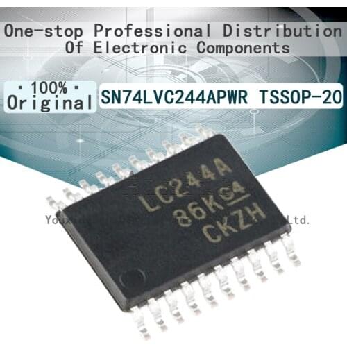 10/Pcs New Original 74LVC244APW LVC244A SN74LVC244APWR LC244A TSSOP-20 Line drive logic IC chip
